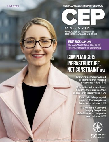 Building Tomorrow's Compliance Team: Developing for a Future of Excellence.